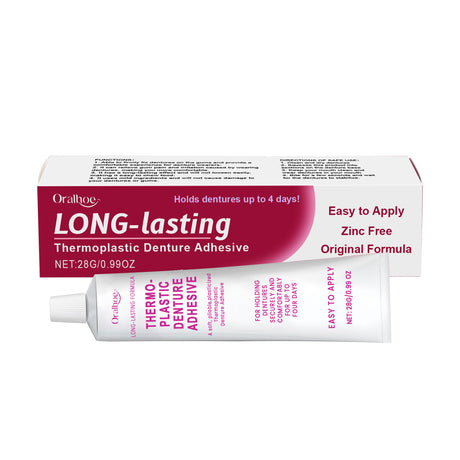 Denture Fixing Adhesive For Improved Comfort And Gum Care Thermoplastic Denture Adhesive - V.I.P Digital Presence