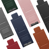 Personalized mobile phone stand desktop office folding stand PU leather ultra-thin stand - V.I.P Digital Presence