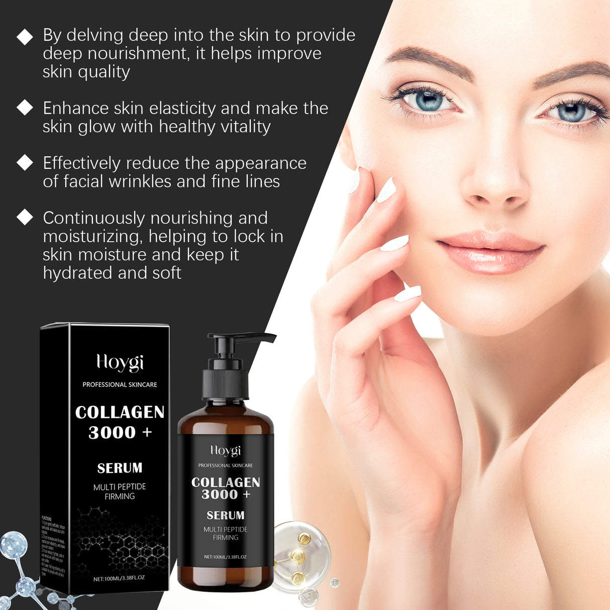 Hyaluronic Acid Serum Hydrates And Moisturizes Skin