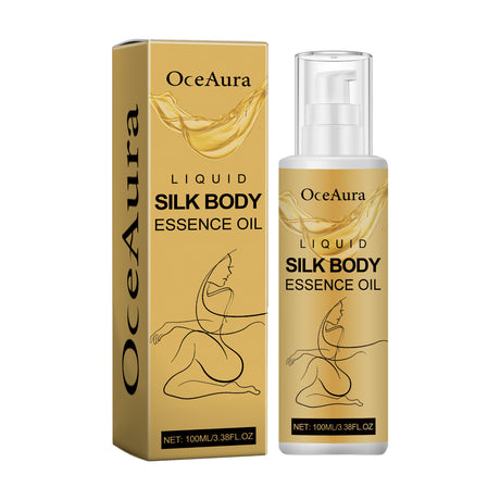 Liquid Silk Body Essence Oil, Firming Skin Filling Water Tender Skin Moist Fresh And Not Greasy Skin Oil - V.I.P Digital Presence
