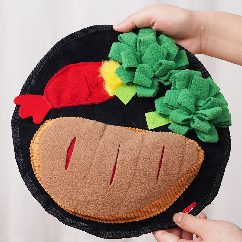 Dog sniffing mat hidden food sniffing blanket pet toy - V.I.P Digital Presence