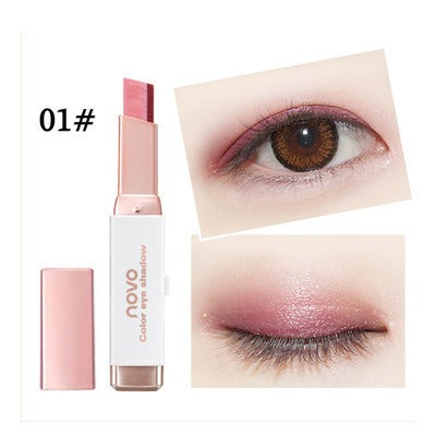 Eyeshadow Stick Stereo Gradient Shimmer Double Color Cream Pen Eye Makeup Cosmetics Tool - V.I.P Digital Presence