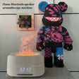 Multifunctional Atmosphere light sleep wireless Bluetooth speaker flame humidifier aromatherapy machine digital display clock - V.I.P Digital Presence
