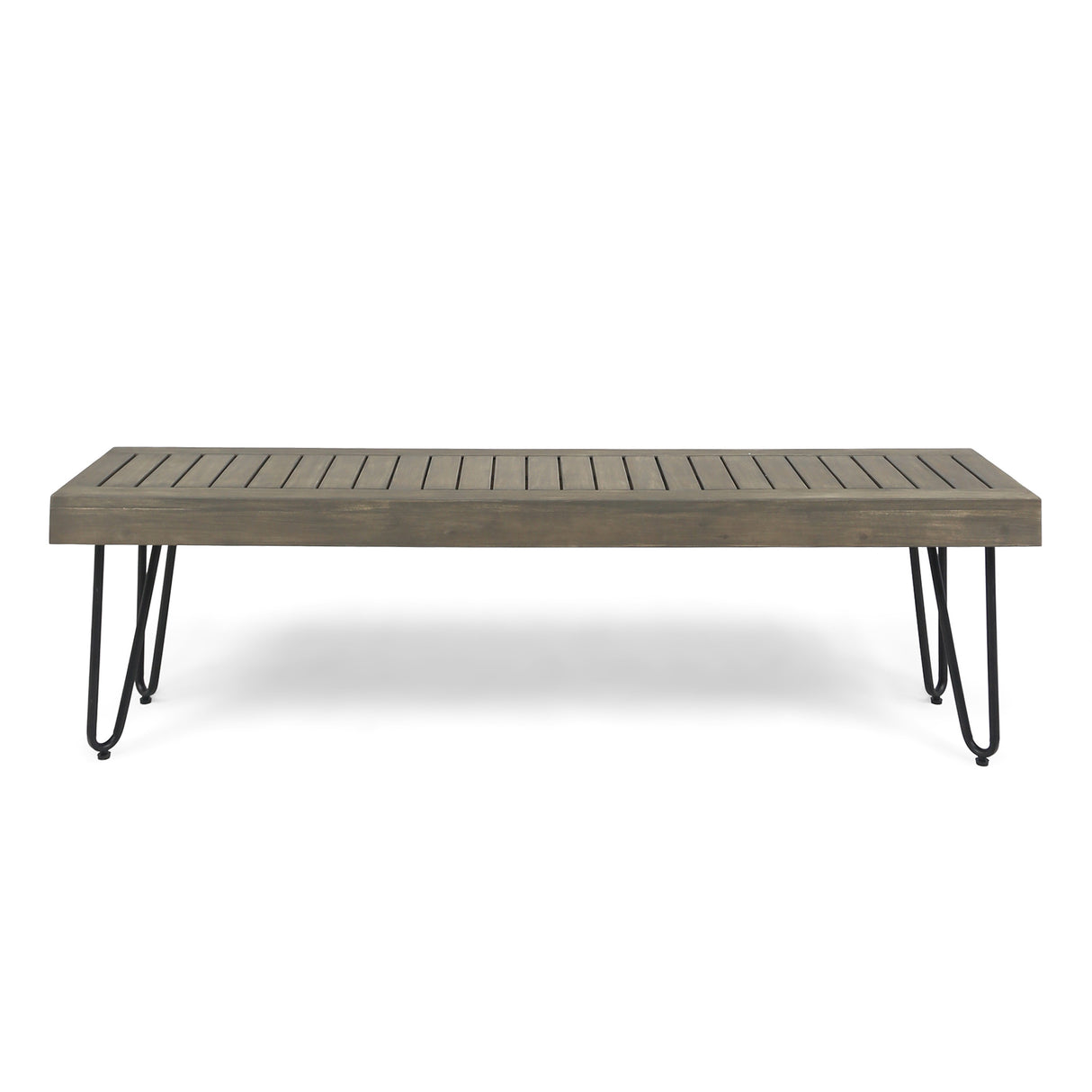 JANE INDUSTRIAL WOOD AND METAL BENCH - V.I.P Digital Presence
