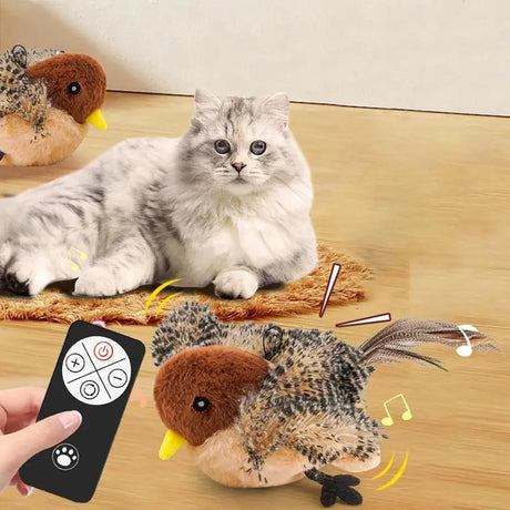 Cat toys touch sense sound teasing cat sticks plush simulation birds pet supplies grind teeth self pleasure relieve boredom - V.I.P Digital Presence