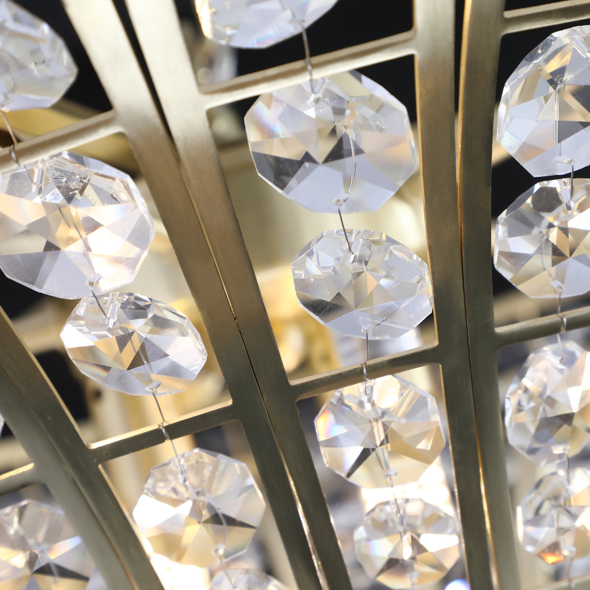 (Same as W1340120181/L5021) 8-Light 23.6" Wide Crystal Waterfall Chandelier (Bulb Not Included) - V.I.P Digital Presence