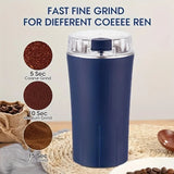 Electric Coffee Bean Grinder Multifunctional with One-Press Control Food Processor Blender for Espresso Nuts Grains Easy Clean - V.I.P Digital Presence