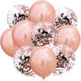 Moon Castle Party Celebrates Latex Balloon Transparent Paper Shard Glitter Balloon Set - V.I.P Digital Presence