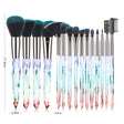 15 pcs Makeup Brushes Diamond Crystal Handle Makeup Tools Foundation Eyeshadow Brush - V.I.P Digital Presence