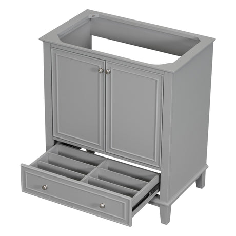 30 inch bathroom vanity no sink  base only gray - V.I.P Digital Presence