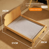 Cat Bed Universal Pet Bed Pet Nest Dog Nest Removable Solid Wood Bed Cute Kitten Princess Bed Pet Supplies - V.I.P Digital Presence