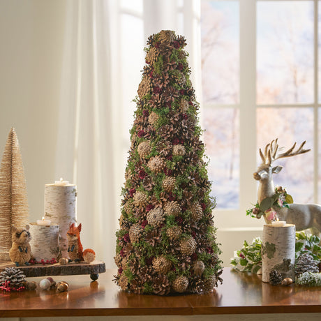 PINE CONE TABLE TOP TREE - V.I.P Digital Presence