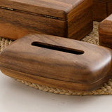 Solid wood tissue box simple household paper box hotel dining table office wooden paper box - V.I.P Digital Presence