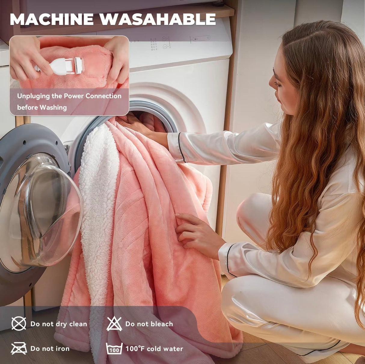 CozyNest Heated Wearable Blanket