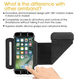 180 Degree Rotatable Running Wristband Phone Case Arm Band Sport Cycling Gym Wristlet Belt Armband Bag - V.I.P Digital Presence