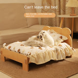 Cat Bed Universal Pet Bed Pet Nest Dog Nest Removable Solid Wood Bed Cute Kitten Princess Bed Pet Supplies - V.I.P Digital Presence