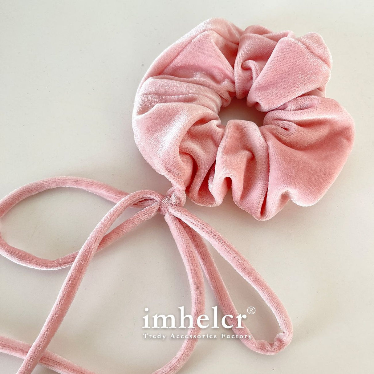 Vintage Velvet Long Ribbon Bow Large Intestine Hair Loop Head Rope Female - V.I.P Digital Presence