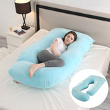 Pregnant women's pillow waist protection side sleeping slope pillow J-shaped pregnancy sleeping pillow - V.I.P Digital Presence