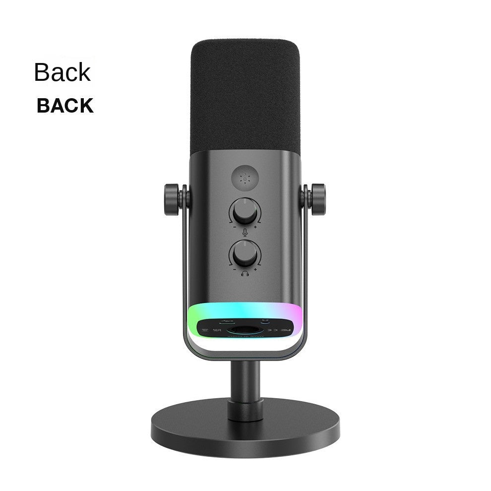 Condenser Microphone for Computer Live Streaming Karaoke Recording Audio Pickup Capacitor Mic for Mobile Phone Universal Karaoke Singing Gaming - V.I.P Digital Presence
