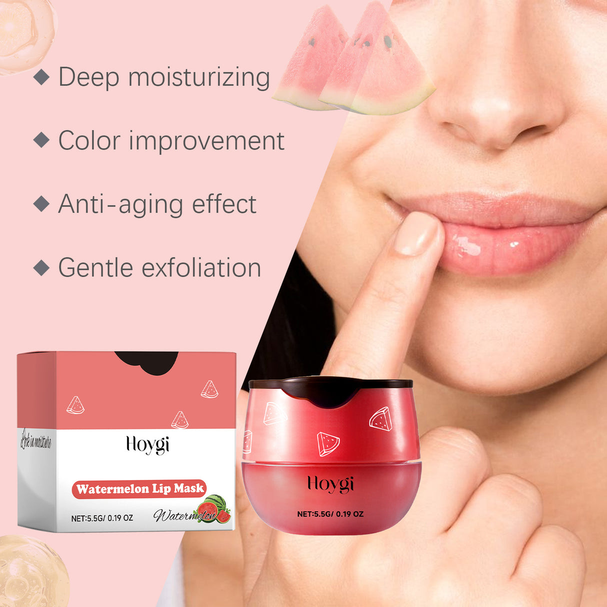 Watermelon Lip Mask, Lighten Lip Lines, Remove Dead Skin, Moisturize, Prevent Dry And Crack Lip Mask, Moisturize And Care Lip Mask - V.I.P Digital Presence