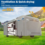 Umbrauto Class A RV Cover Upgraded Heavy Duty 7 Layers Top Windproof Breathable Class A Motorhome Camper Cover,Grey - V.I.P Digital Presence