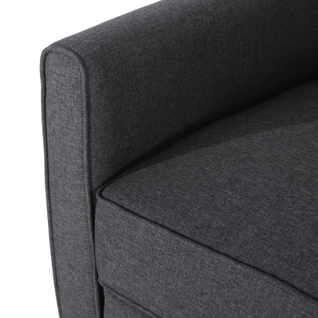 Smoke Fabric Push Back Chair for Elegant Home Décor - V.I.P Digital Presence