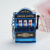Mini fruit machine keychain pendant spinning machine game slot machine slot machine small toy lucky draw decoration - V.I.P Digital Presence