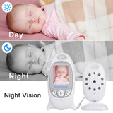 VB601 Baby Monitor 2 inch BeBe Baba Electronic Babysitter Radio Video Nanny Camera Night Vision Temperature Monitoring 8 Lullaby - V.I.P Digital Presence