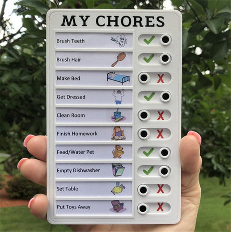 RV Memo Message Checklist Plastic Memo Plastic Board Record Checklist - V.I.P Digital Presence