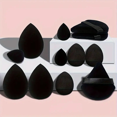 12Pcs Makeup Sponge Blender Beauty Egg Foundation Sponges Liquid Cream Cosmetic Puff Women Make Up Accessories Beauty Tools - V.I.P Digital Presence