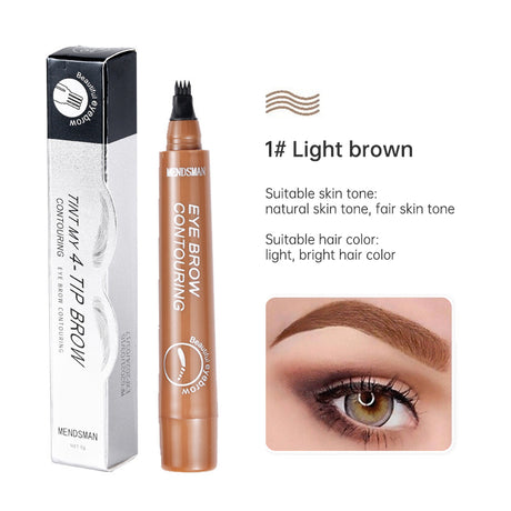 Long Lasting 5 Colors Sketch Liquid Eye Brow Pencil Waterproof Microblading Tattoo Fork Tip Eyebrow Pencil - V.I.P Digital Presence