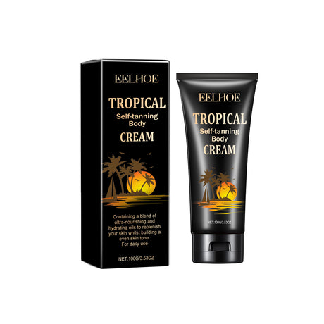 Tropical Self-Tanning Body Cream, Natural Wheatskin Moisturizing And Moisturizing Cream For Tanning And Tanning - V.I.P Digital Presence
