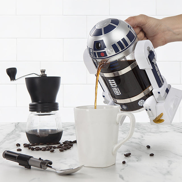 Star Wars R2D2 Robot Mini Home Hand-Poured Coffee Maker Coffee Pot Thermos Pot Mocha French Press Pot - V.I.P Digital Presence