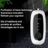 Negative ion air purifier neck hanging portable small fresh machine portable air purifier smoking - V.I.P Digital Presence