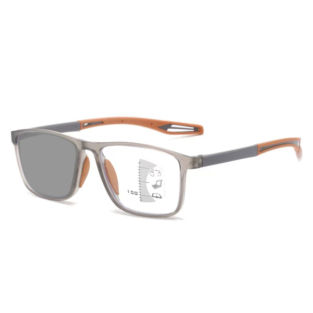 Ultralight Outdoor Photochromic Reading Glasses Fashion Trend Color Changing Progressive Multifocal Eyeglasses Finished Eyewear - V.I.P Digital Presence