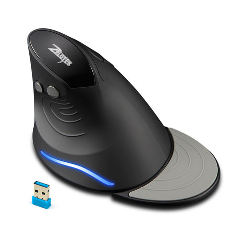 Master F17 Vertical Mouse Ergonomic Worm Anti Mouse Hand Laptop Desktop Wireless Mouse - V.I.P Digital Presence