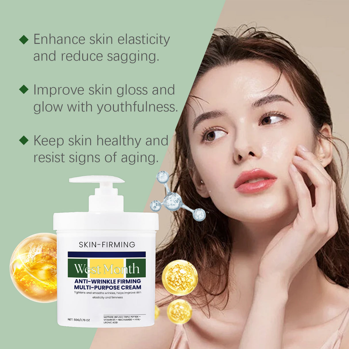 Hydrating & Firming Face Repair Gentle Moisturizing & Brightening Skin Hydrating & Moisturizing Cream