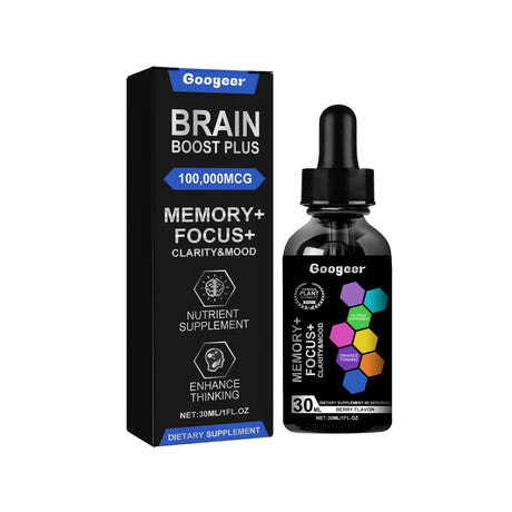 Brain Boost Plus, Relieve Anxiety Fatigue Enhance Energy Body Care Drops - V.I.P Digital Presence