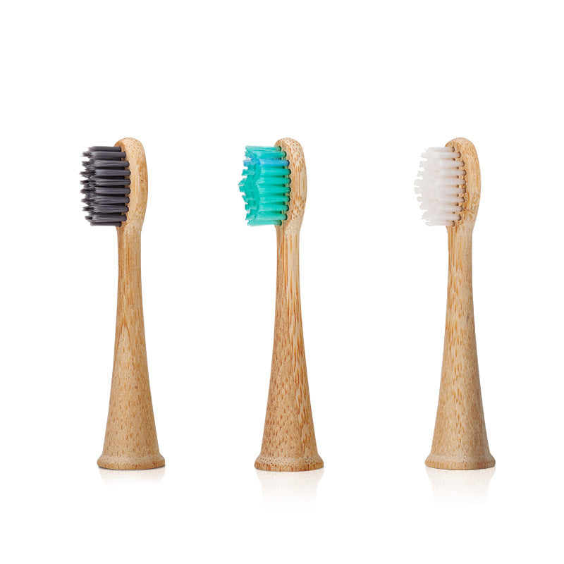 Suitable for Philips electric toothbrush natural bamboo biodegradable bamboo toothbrush head made of bamboo - V.I.P Digital Presence