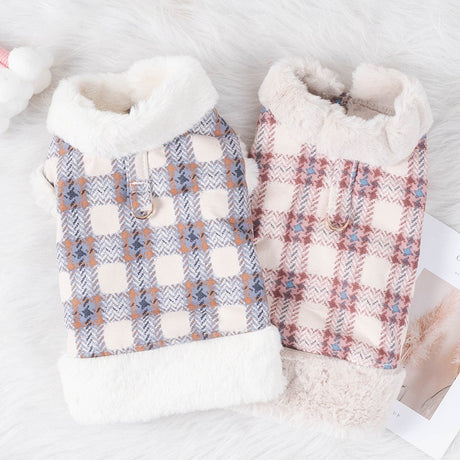 Dog clothing with warmth and plush that can be pulled vest teddy bear small dog cat pet clothing - V.I.P Digital Presence