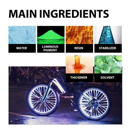 Hozonex Night Reflective Spray, Bicycle Clothing Glow-In-The-Dark Warning Signs Environmental Fluorescent Night Spray - V.I.P Digital Presence