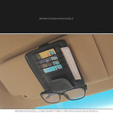 IKSNAIL Car Sun Visor Bill Pen Business Card Holder CD DVD Organizer Storage Box Sunglasses Clip Stowing Tidying Car Accessories - V.I.P Digital Presence