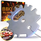 Kitchen small tools barbecue cleaner multifunctional bottle opener barbecue rack cleaning scraper cleaning scraper - V.I.P Digital Presence