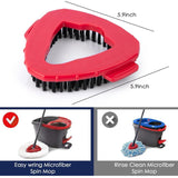 Adapted to O-Cedar RinseClean large triangular cleaning brush to replace mop head - V.I.P Digital Presence