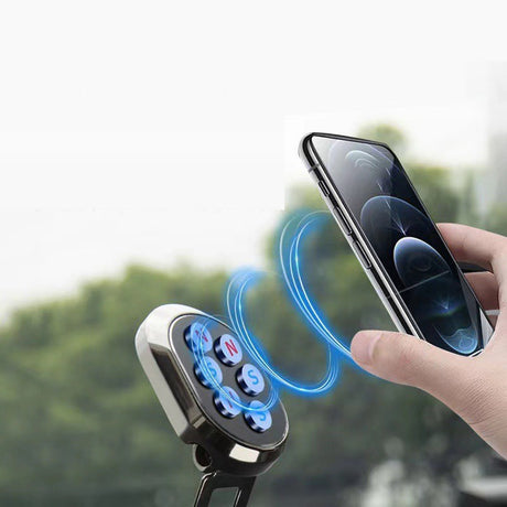 Car mobile phone holder magnetic suction cup car mobile phone holder multi-function car air outlet navigation holder - V.I.P Digital Presence