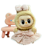 Ropa] Ropa Labubu con colgante de cara de PVC, ropa para muñecas de la serie Labubu Sitting Party