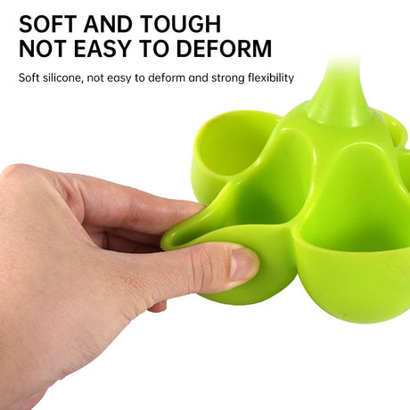5 - Hole High - Temp Resistant Silicone Egg Cooker, Food - Grade for Making Complementary Food - V.I.P Digital Presence
