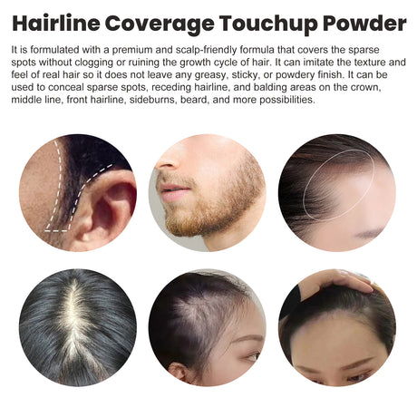 Hairline Cover Touch Powder Compact Hairline Easy To Apply Concealer Powder For Your Hairline - V.I.P Digital Presence