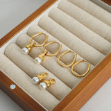 Titanium Steel Huggie Earrings - V.I.P Digital Presence