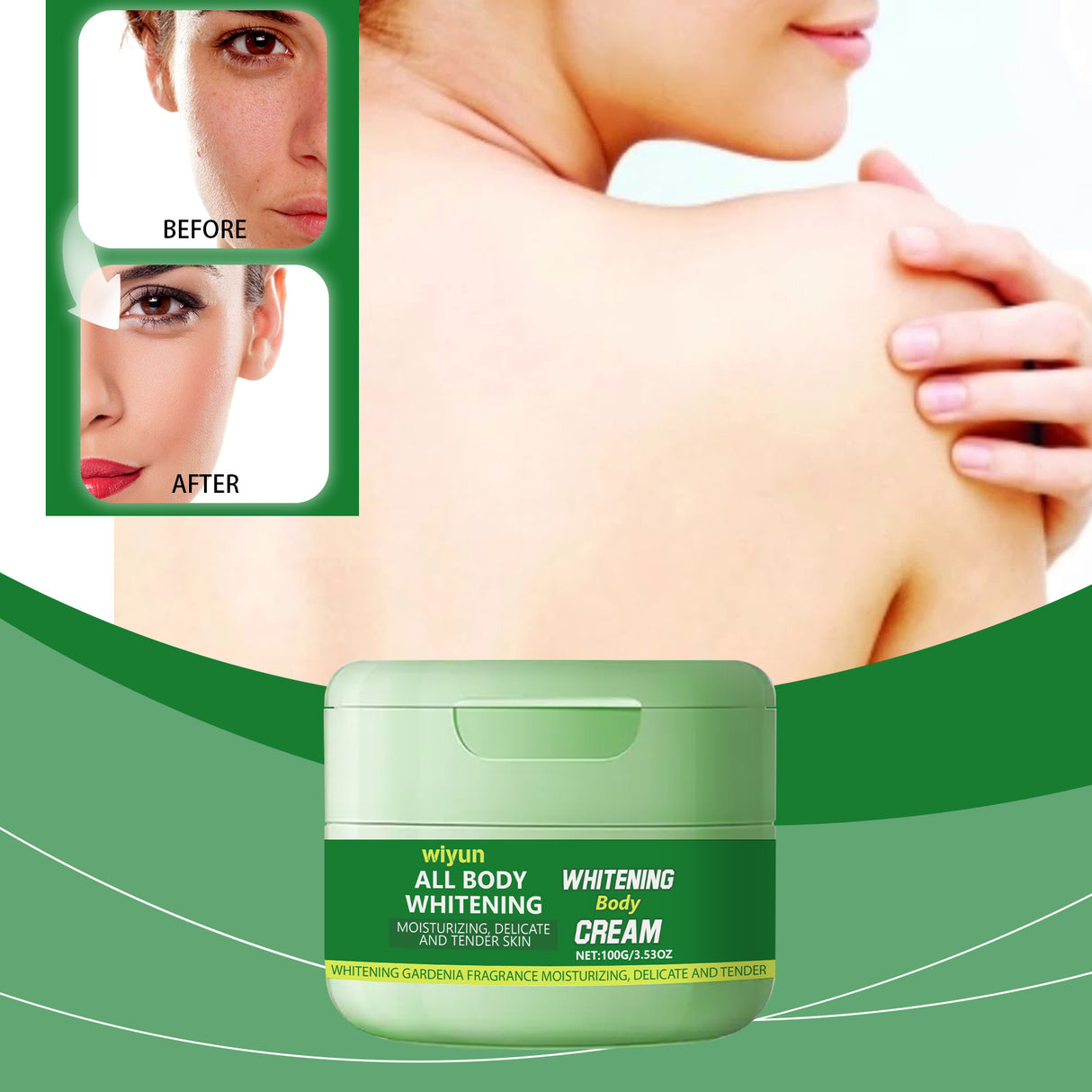 Body Moisturizing Moisturizer, Gentle Nourishing Anti-Drying Body Moisturizing Moisturizing Cream
